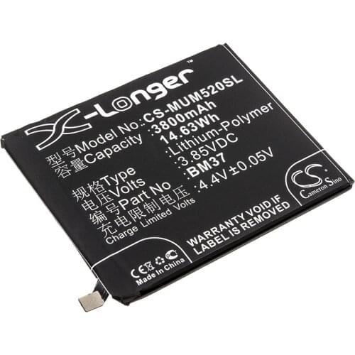 Cameron Sino Mobile SmartPhone Replacement Li-Polymer Battery 3800mAh For BM37 Samsung Mi 5s Plus Free Tools