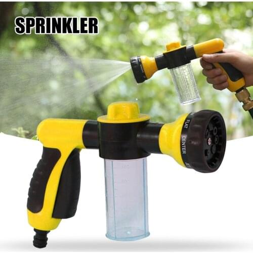 Multifunctional Foam Water Sprinkler High Pressure Wash Car Water High Pressure Foam Pot Household Sprinkler Water Gun