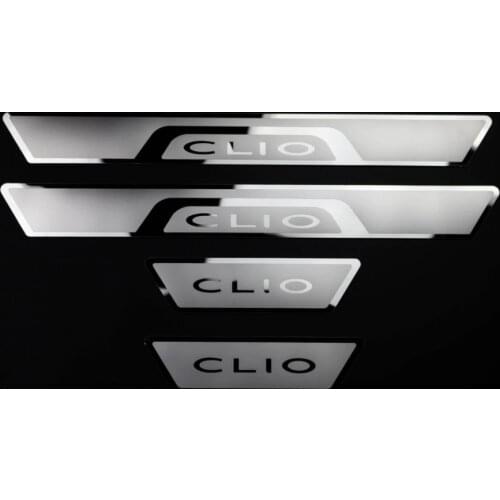 CLIO Stainless Steel door sill Scuff Plates for New Renault CLIO 2019-2021