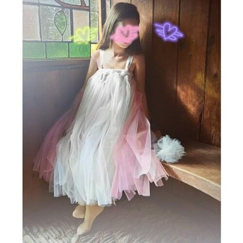 Super soft skin contact Flower Tutu Dress Dance Dress Girl wedding Dress Princess Dress girl Party costume Dress Birthday Dress