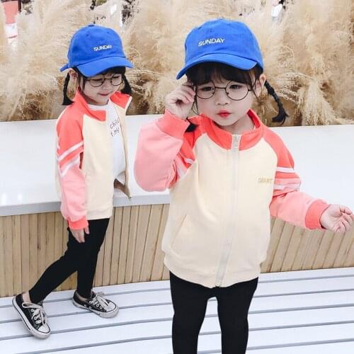 Autumn Jacket for Girls Korean Baby Girl Winter Clothes Childrens Clothing Cute Kids Coat Outerwear Jacket Cartoon Coats