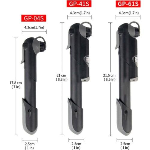 Portable Bicycle Pump Mini Hand Pump Cycling Air Pump Ball Toy Tire Inflator Schrader Presta Valve MTB Mountain Bike Pump