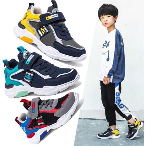 Sports Shoes for Teens Baby Sneakers Kids Shoes Children Autumn Leather Running Footwear Infantil Teenager School Shoes Boys