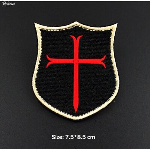 Tactical Size 8.5*7.5 cm Military Badges Embroidered Stickers Stick on Patch for Clothing Backpack Decoration