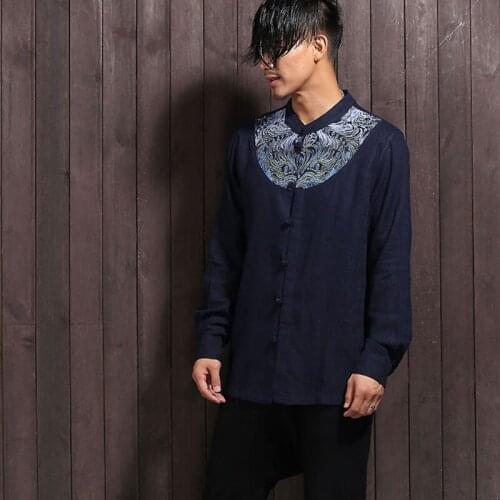 Traditional chinese clothing for men male bomber jacket coat men winter oriental streetwear Chinese men clothes 2018 TA203