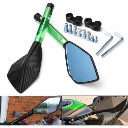 Universal Motorcycle Mirrors Aluminum View Rearview Side Mirror For Ducati 400 620 695 696 796 821 797 MONSTER M1000S S4 S4R