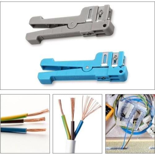 Fiber Optic Wire Stripper 45-162 Wire Stripper Coaxial Cable Stripper Tool Wire Stripper Multi-function Tool Pliers