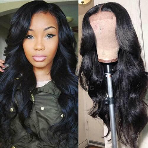 YMS Body Wave Human Hair Lace Wigs Brazilian Remy Human Hair Lace Front Wig Pre Plucked Hairline With Baby Hairs