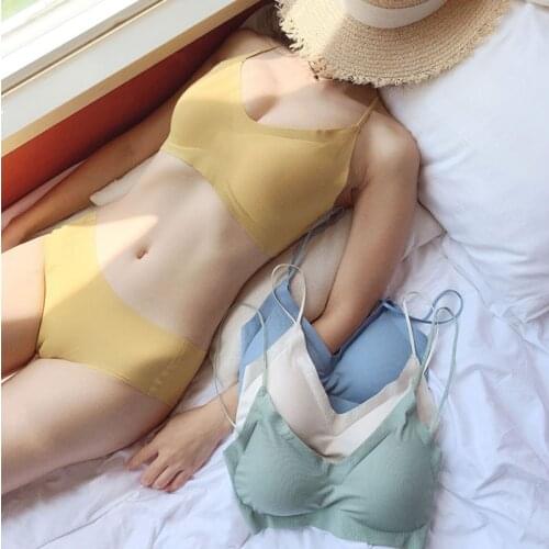 YSANSCA High Quality Cotton Underwear Set Fashion Striped Bra Set Noble Girl Lingerie Set Push Up Bra Sexy Bra And Panty Sets