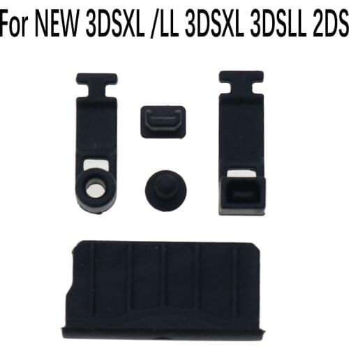JCD 1Set Silicone Anti-Dust Plug Earphone jack Charging Dock Dust Proof Protector Cap for Nintendo New 3DS XL/LL 3DSXL 3DSLL 2DS