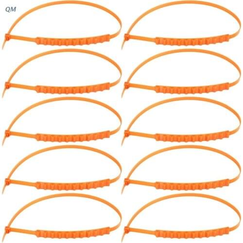 10pcs/set Automobile Universal Anti-skid Snow Chain Off-road Vehicle Tire Snow Chains Emergency Non-slip Cable Ties 13MF