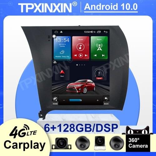 128GB Tesla IPS Touch Screen For Kia Sportage 3 SL 2011- 2016 Android 10 Car Radio Multimedia Video DVD Player Navigation GPS