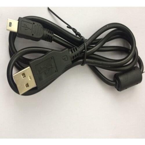 200pcs/lot 1m Mini USB 2.0 Port Charging Data Cable Pictures Video Data Cable for Canon Camera Series for mp3 mp4