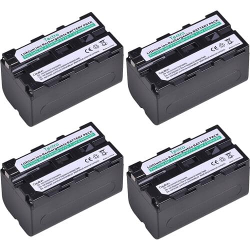 4PCS 5200mAh NP-F750 NPF750 NP F750 F730 F770 Battery for Sony NP F960 F970 NP-F770 F550 CCD-TRV58 TRV110K TRV26E HVR-Z1 V1J z1
