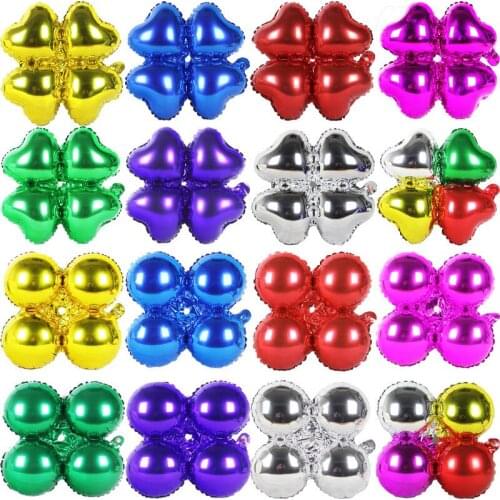 50pcs/lot Aluminum Folil Balloons Heart and Round Shape Arched Door Balls 18inch For Grand Event Party Festival Decorations