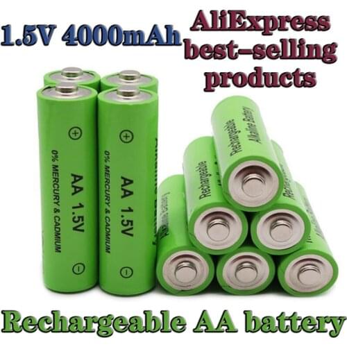 New Rechargeable battery AA Battery 1.5V 3500mAh pre-charged recharge ni mh rechargeable battery For camera microphone