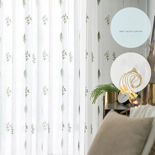 White Tulle Curtains For Living Room Rideaux Para Salon Cortinas Rideau Nordic Modern Minimalist Balcony Curtain Gauze Curtains