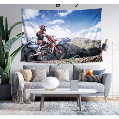 Free Shipping For Kawasaki ninja Motorcycle Wall Tapestry Team Decoration Poster Background Cloth Hanging Cloth Wall Cloth