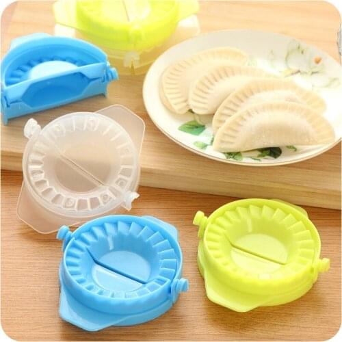 Zhang JI 2PC Dumplings Maker mold tool dumpling Jiaozi Maker Device hand pinch Easy Dumpling Mold Clips Kitchen Accessories