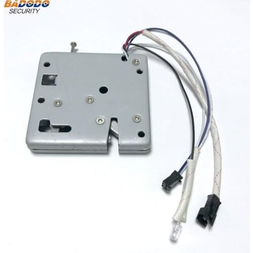 DC12V electric door Lock Smart Cabinet Lock fail secure for cupboard case anti-theft with LED light door on/off status detection