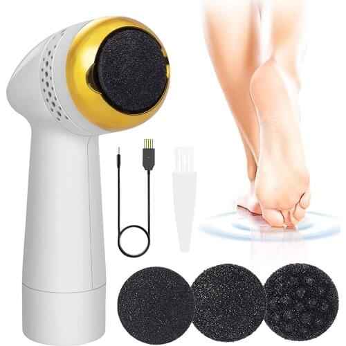 New Electric Foot Files Vacuum Pedicure Tools Dead Skin Callus Remover USB Foot Grinder Absorbing Machine Portable and Small