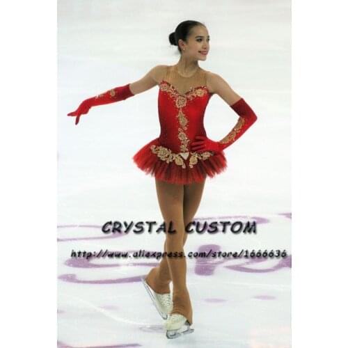 Crystal Custom Figure Skating Dresses Girls New Brand Ice Skating Dresses For Competition DR4597
