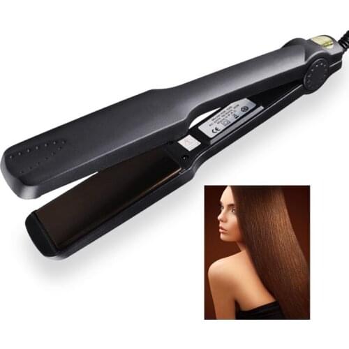 Tourmaline Ceramic Hair Straightener Professional Digital Flat Iron Straightening Iron With Fast Warm-up Thermal Performance 43D