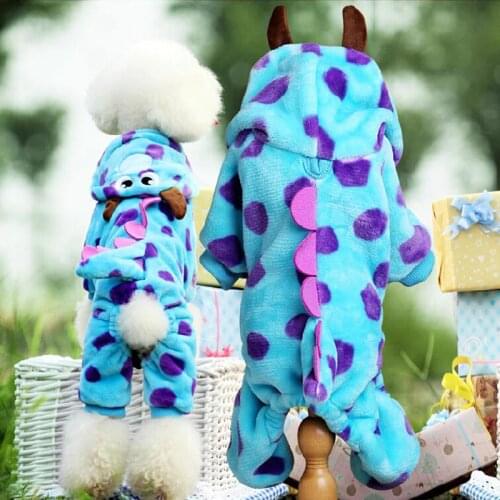 Cartoon Dragon Costume Cats outfit Dino small Dogs Puppy pet Costume Clothes cute suit Dinosaur Cosplay Costumes pet supplies