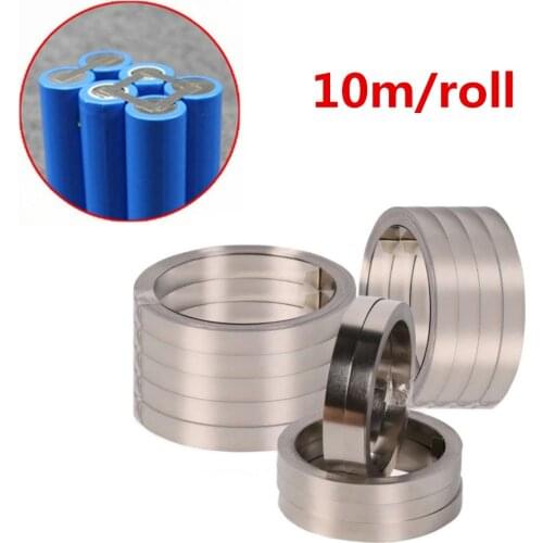 5m Nickel Sheet Plate Strip Strap Belt Sheets For 18650 Li-ion Battery Spot Welding Machine Spot Welder 0.1/0.12/0.15*6mm