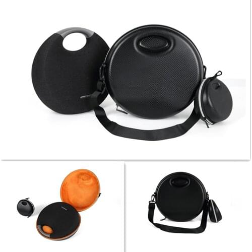 2019 New Hard EVA Speaker Bags Cover Box Case for Harman Kardon Onyx Studio 5 Bluetooth Speaker Extra Space for Plug&Cables