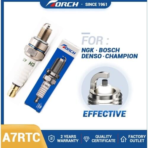 A7RTC Sprk Plug for A7TC CR7HSA for GY6 50cc - 150cc 139QMB CB250 XR80R XR100R TTR50E KLX140 ATV Bike Go Kart Moped Scooter