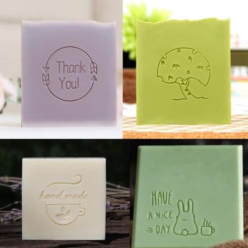 Lovely Handmade Clear Stamps Grass Plant Seal Soap Making Mold Natural Crafts Scrapbooking Chapter Custom Stationery