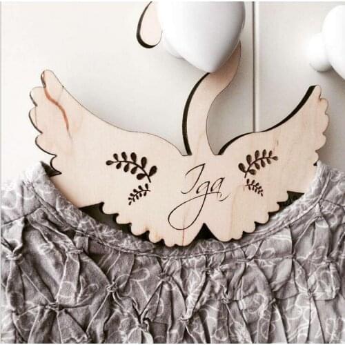 Baby Solid Wood Cloth Hanger Non-Slip Hangers Clothes Hangers Shirts Sweaters Dress Hanger Drying Rack Home