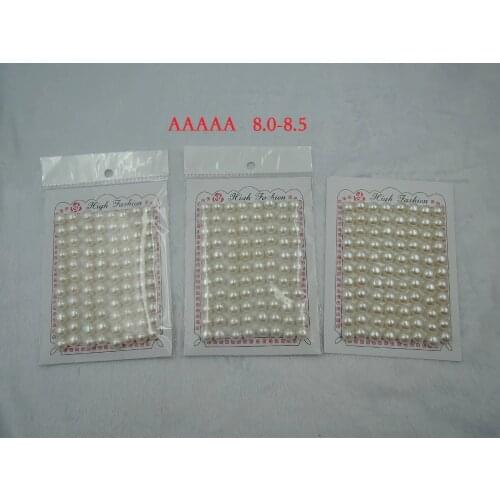 High quality PEARL BEADS,IN HALF DRILLED ,100% freshwater loose pearl in paired -AAAAA