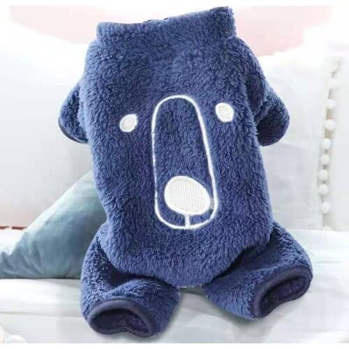 Winter Dog Overalls Jumpsuit Puppy Small Dog Clothes Pajamas Yorkshire Pomeranian Clothing Poodle Bichon Schnauzer Pet Outfit