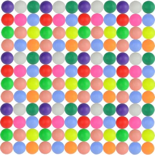 10pcs One Pack Colored Ping Pong Balls 40mm 2.4g Entertainment Table Tennis Balls Mixed Colors for Game and Activity