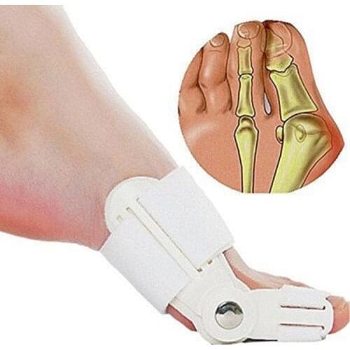 1Pcs Toe Separator Hallux Valgus Bunion Corrector Orthotics Feet Bone Thumb Adjuster Correction Pedicure Sock Straightener Tools