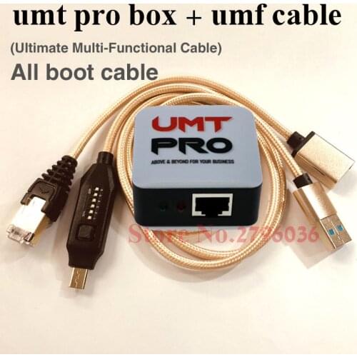 2021 Latest Original UMT Pro 2 Box UMT PRO BOX ( UMT + AVB ) 2 IN 1 + UMF All boot cable