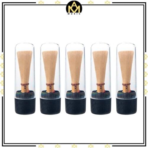 5PCS Medium Strength For Bassoon Reed Red Line With Plastic Bucket Packaging For Oboe