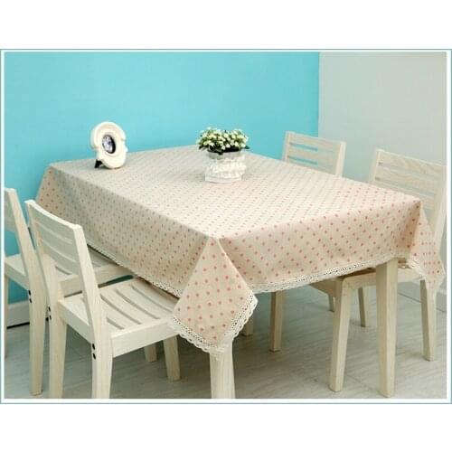 Free shipping European classic high-grade cotton and linen table cloth flowers rectangular tablecloth lace desk
