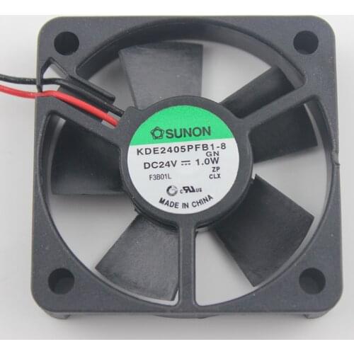 Free delivery original SUNON KDE2405PFB1-8 DC24V 1.0 W 5010 8 50 * 50 * 10 mm mute converter cooling fan