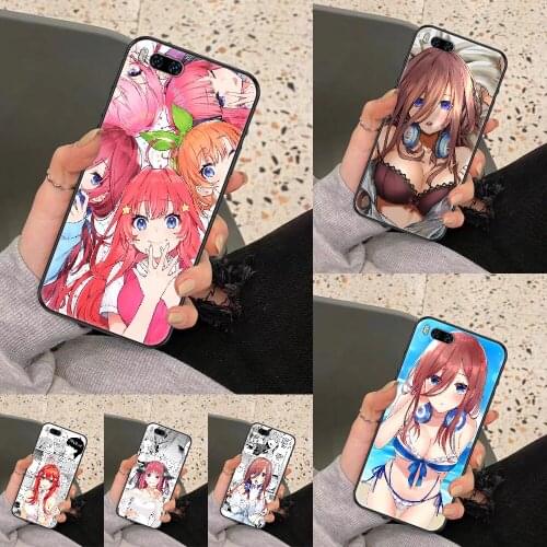 Anime Quintessential Quintuplets Phone case For Xiaomi Mi Max Note 3 A2 A3 8 9 9T 10 Lite Pro Ultra black art coque luxury prime