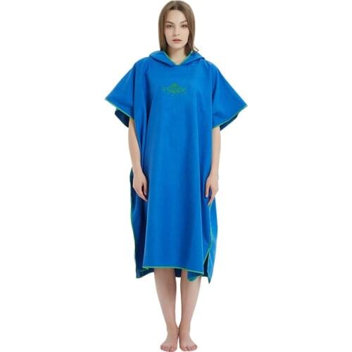 Surfing Vacation Adults With Hood Poncho Robe Robe Sunscreen Water Absorb Quick Drying Gift Swimming Wetsuit Changing Outdoor