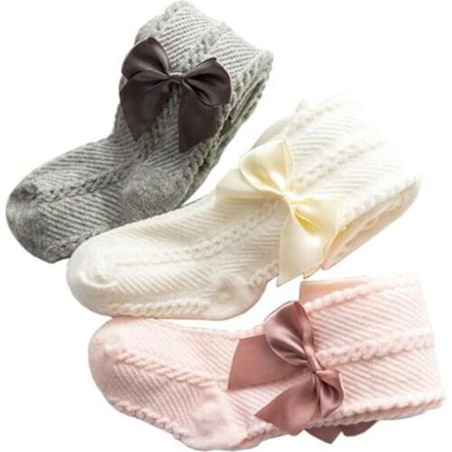 Spring Summer Girls Cotton Tights Footed Seamless Knitted Dance Ballet stocking Toddler Baby Girls' Pantyhose For Autumn meias