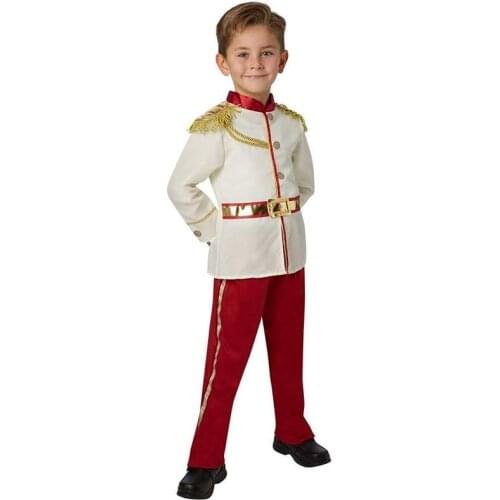 Anime Boy Prince Costume Suit Halloween Costume for Kids Christmas New Year Carnival Party Prince Cosplay Masquerade