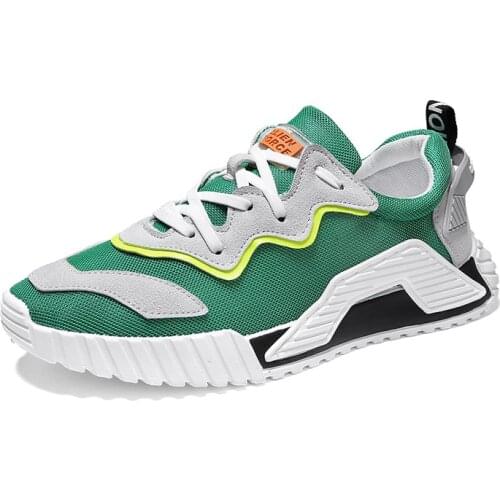 Men Vulcanize Casual Shoes Sneakers 2020 Mens Breathable No-slip Men Male Air Mesh Lace Up Wear-resistant Shoes Tenis Masculino