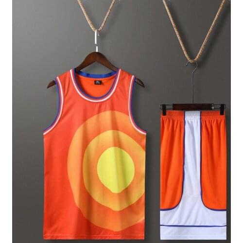 Men Women Basketball Jersey Sets Uniforms Breathable sun Print Basketball Sports Kit Jerseys Shirts Shorts Quick Custom Number