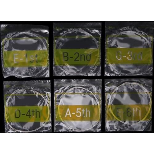 Classical Guitar Strings Set 6-string Classic Guitar Clear Nylon Alice A108