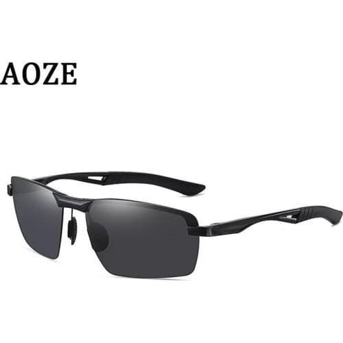 New arrival aluminum magnesium alloy frame polarizing glasses male style anti-uv sports eyewear hot sale