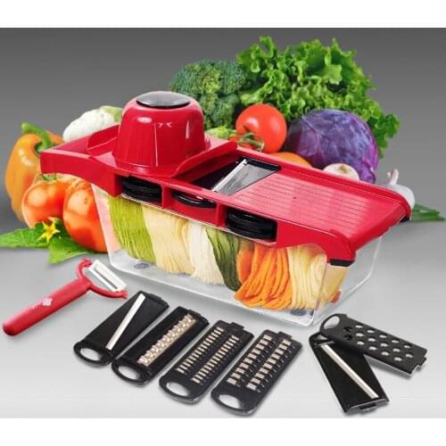Vegetable Cutter Grater for Vegetables Slicers Shredders Multi Slicer Peeler Carrot Fruit 6 in 1 Gadgets Vegetable Cutting Tools